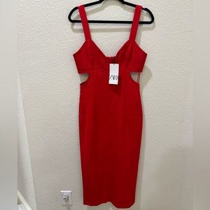 NWT Zara red dress/size M